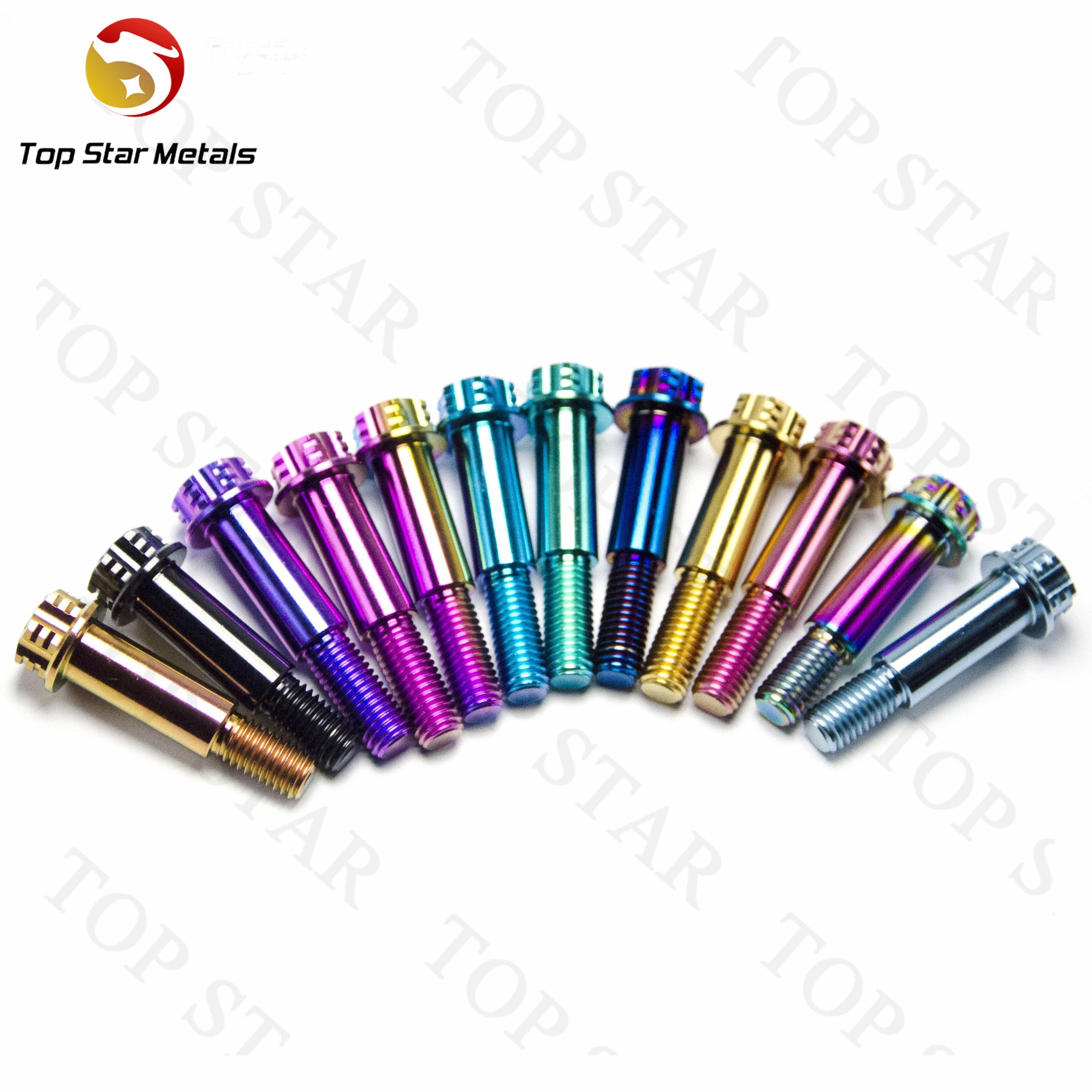 TITST Gr5 Titanium Bolts Brake Clutch Lever Bolts M6 M8  titanium Forged Bolt for Bike Motorcycle and Car Parts