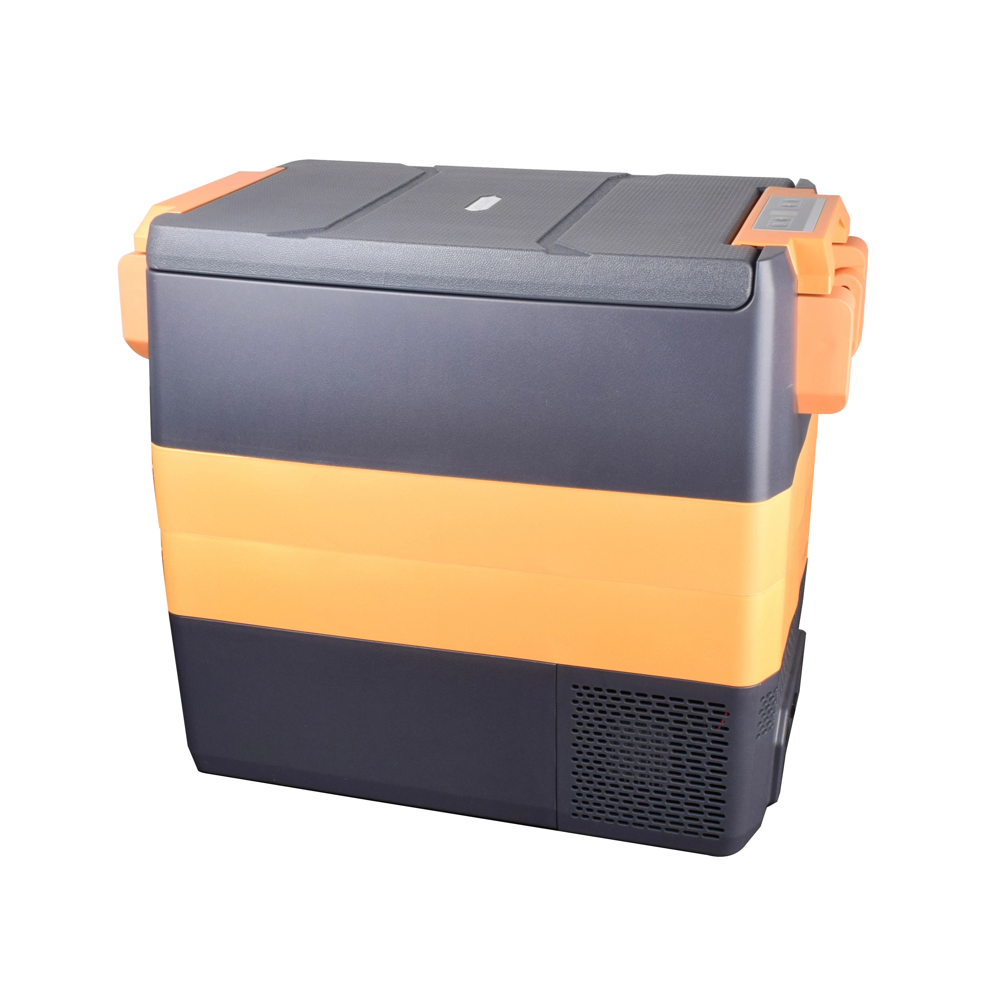 Intelligent battery protection frost free compressor refrigerator