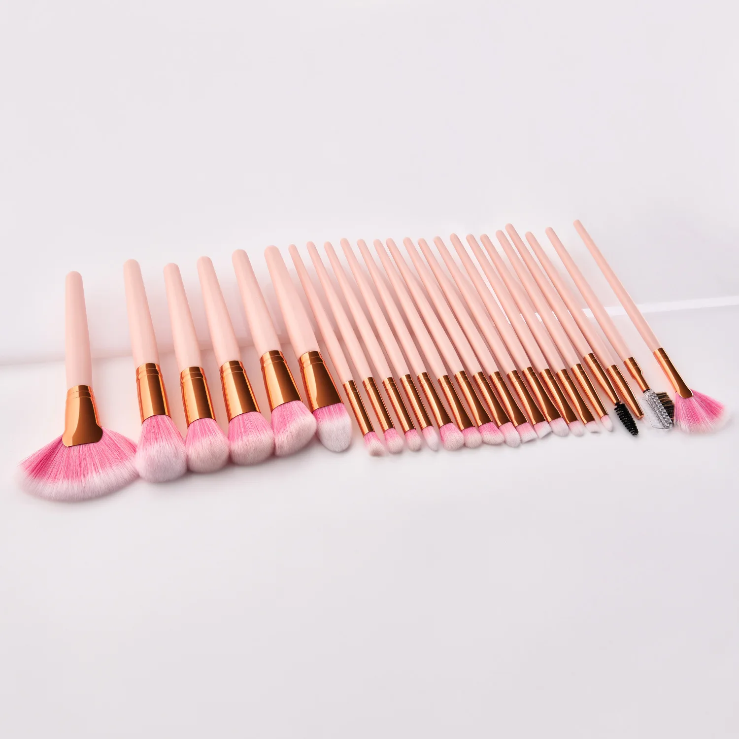 24Pcs Professional Makeup Brush Set Premium Synthetic Foundation Powder Concealer Eye Shadows Blush Cosmetic Brush