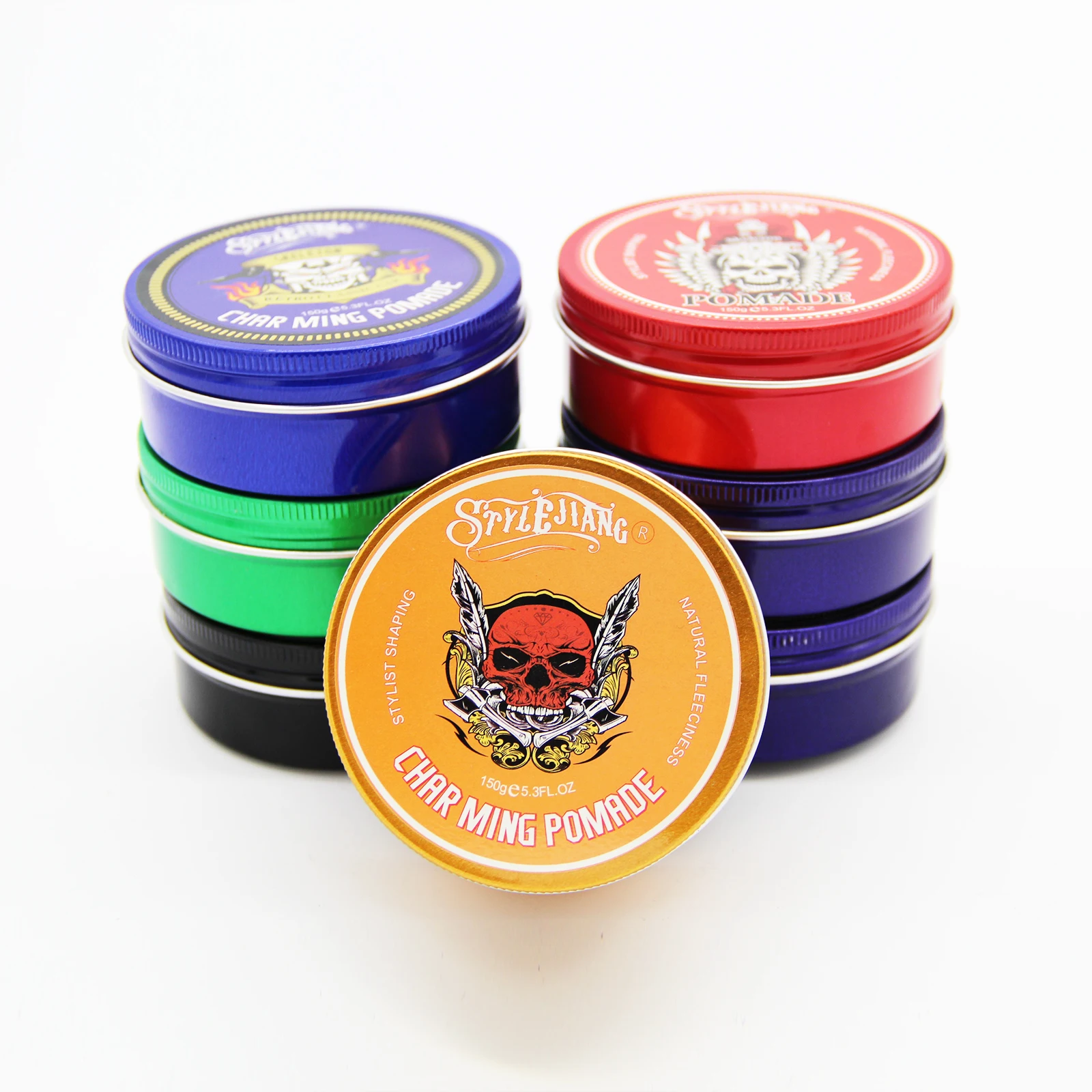 Natural and elegant best fashion gel pomade for men styling hair wax 150g