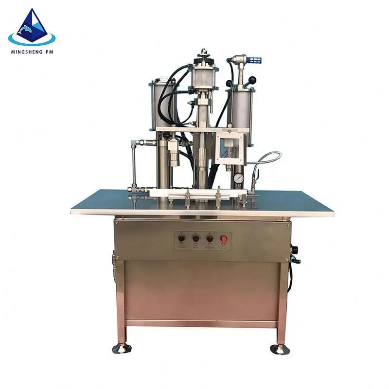 Semi automatic aerosol can gas filling machine for propane butane LPG DME  r134a