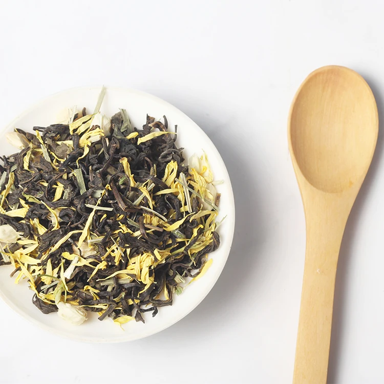  Лучший дегустационный напиток Yerba Mate со вкусом черного чая органический кокосовый ананас китайский черный чай