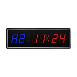 High quality 2.3 inch large gym digital clock remote led countdown timer for indoor gym training