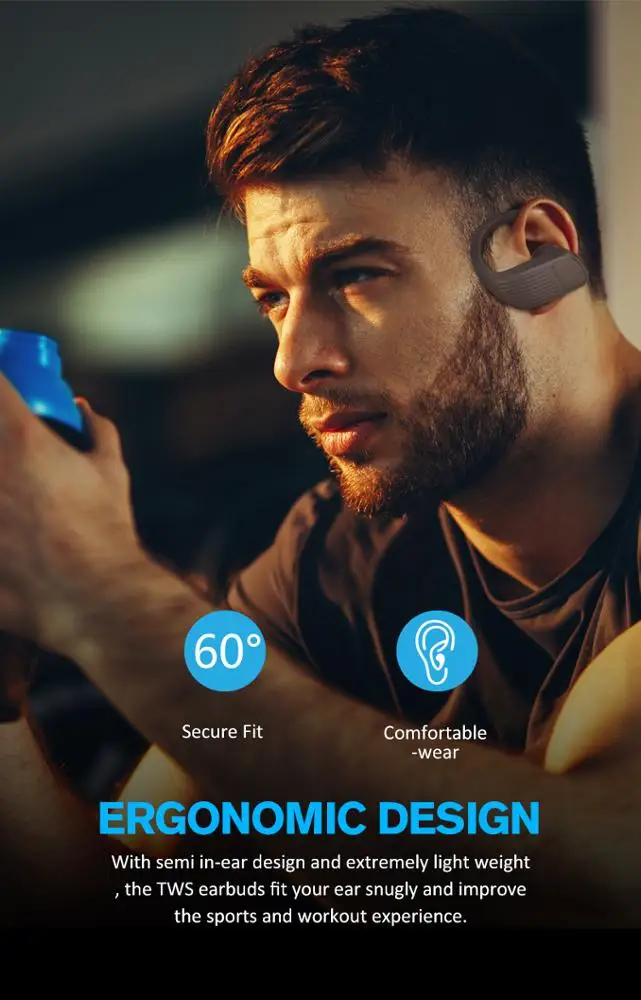 Rambotech Новые поступления Handfree TWS In Ear Спортивные Беспроводные наушники гарнитура bluetooth handsfree