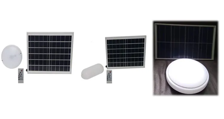 
Factory price indoor led solar ceiling light solar energy with remote control 