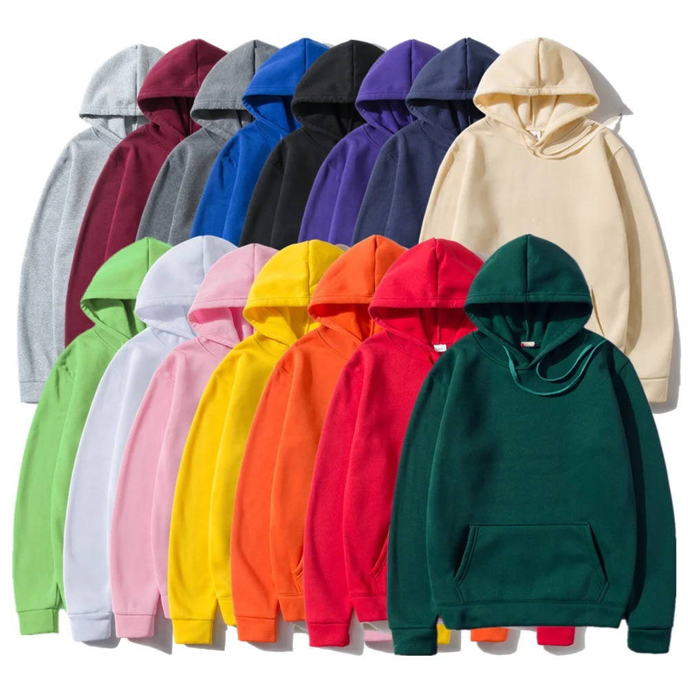 
custom unisex embroidery Cotton Polyester pullover hoodie printing sweatshirt fleece hoodies 