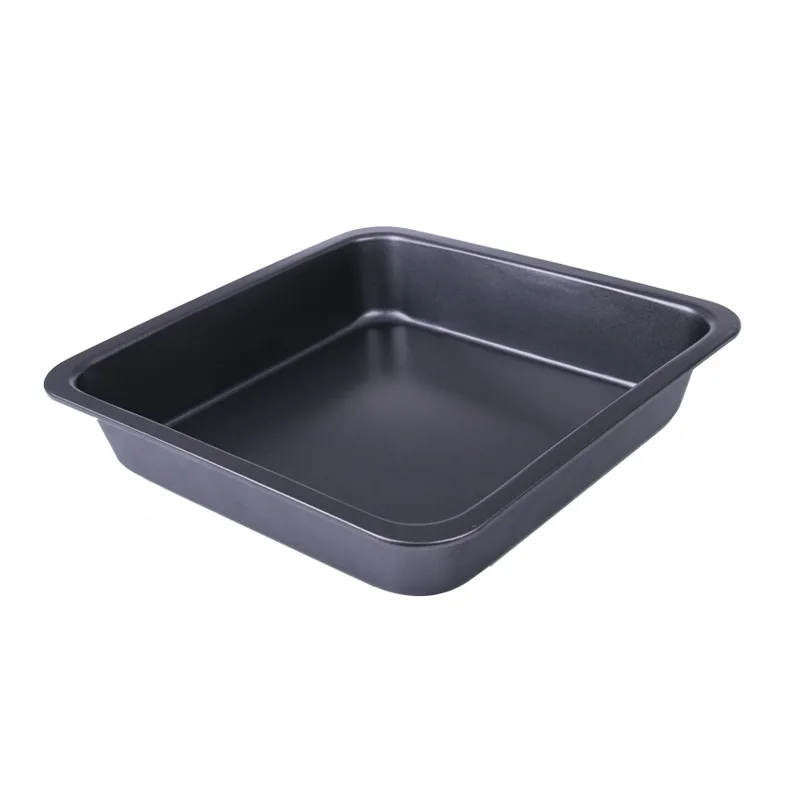 
9 inch square carbon steel cake mold cake baking pan making home pastry biscuit nougat baking pan 