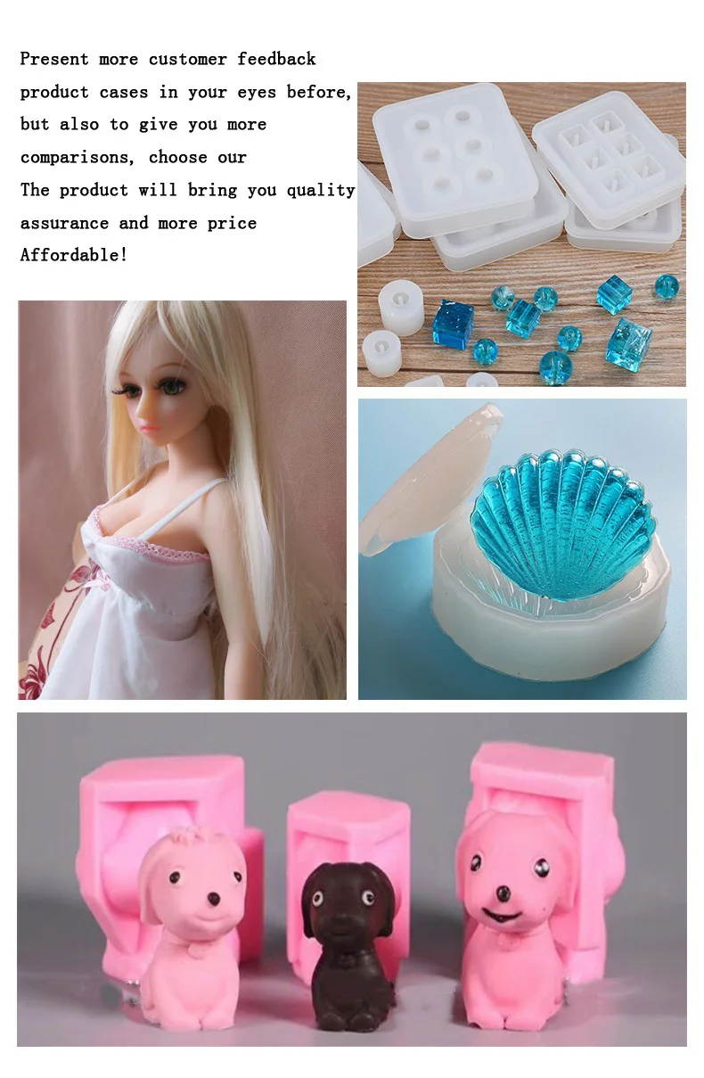 High quality rtv2 food grade reasonable price mold silicone rubber clear liquid silicone rubber for mold making