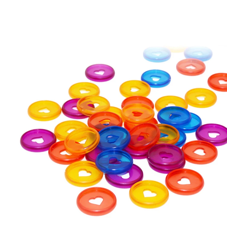 24/28/32mm Plastic Disc Rings for Discbound Notebook Mushroom Love Heart Hollow Happy Planner Binding Discs Expansion Ring