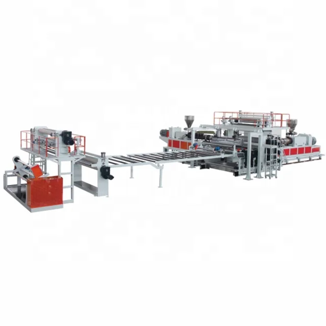 PVC Transparent Soft And Rigid Sheet Extrusion Extruder Extruding line