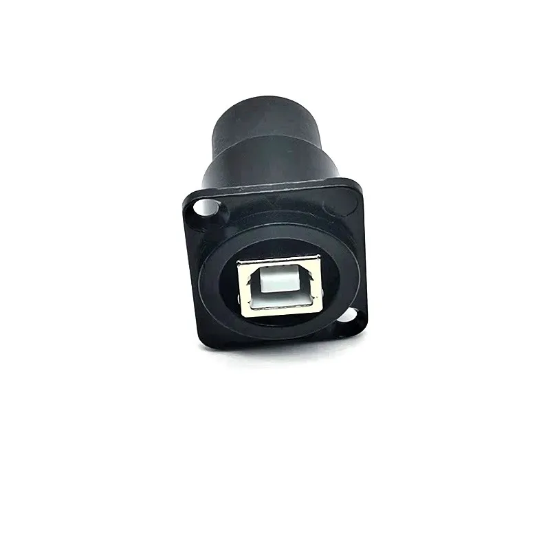 D Type USB B Female to USB A Female Chassis Connector Adapter