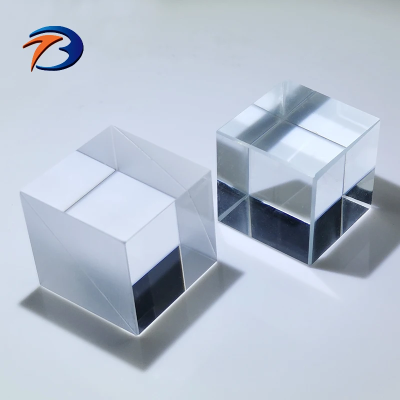 Optical beam splitter B270 K9 BK7 glass prism dichroic coating 30x30x30 20*20*20