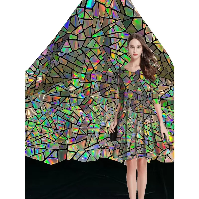 New Design Irregular Shiny Twinkle Velvet Lace Fabric Beautiful African Embroidery with Sequins Lace Fabric