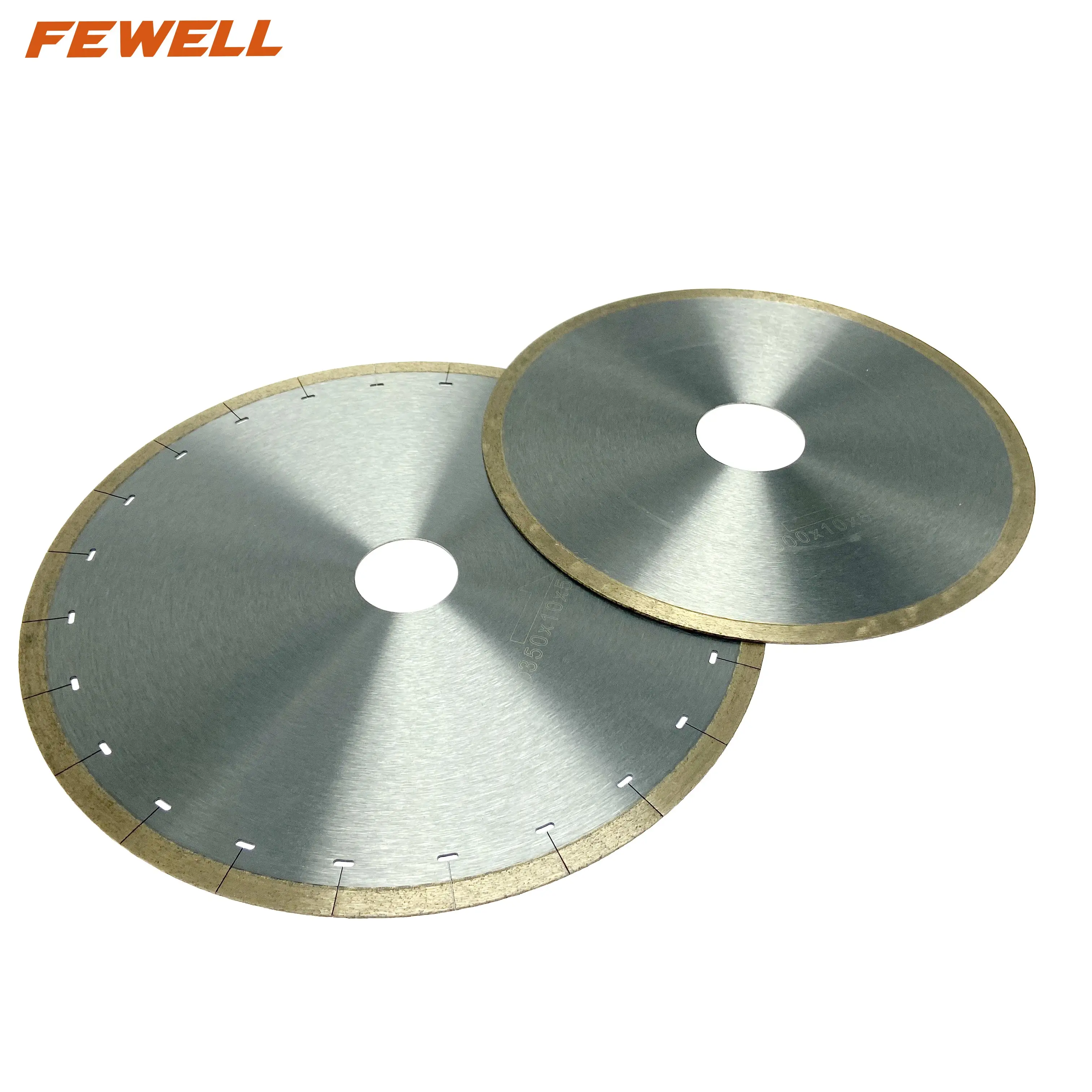 Hot Press 12inch sintered  300*2.0*10*60mm continous rim sharpener diamond disc for cutting ceramic tile porcelain