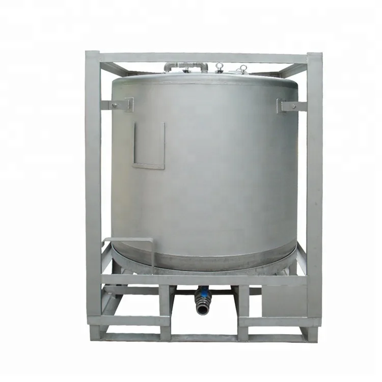 1000L stainless steel chemical liquid ammonia tank