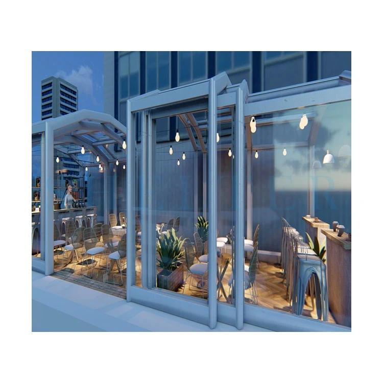 Luxury And Beautiful Glass Greenhouse Cheap Conservatory Living Room
