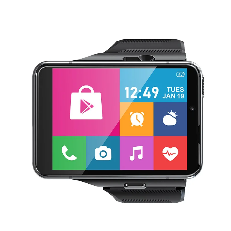 UNIWA DM200 4G Android Smart Watch with WiFi Touch Screen Video Call SIM Card Camera Big Screen Video Call WiFi