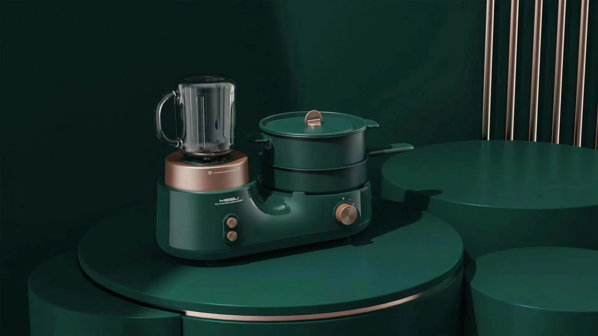 Breakfast Maker 3 in 1 Breakfast Maker with Juicer for Cooking Pan