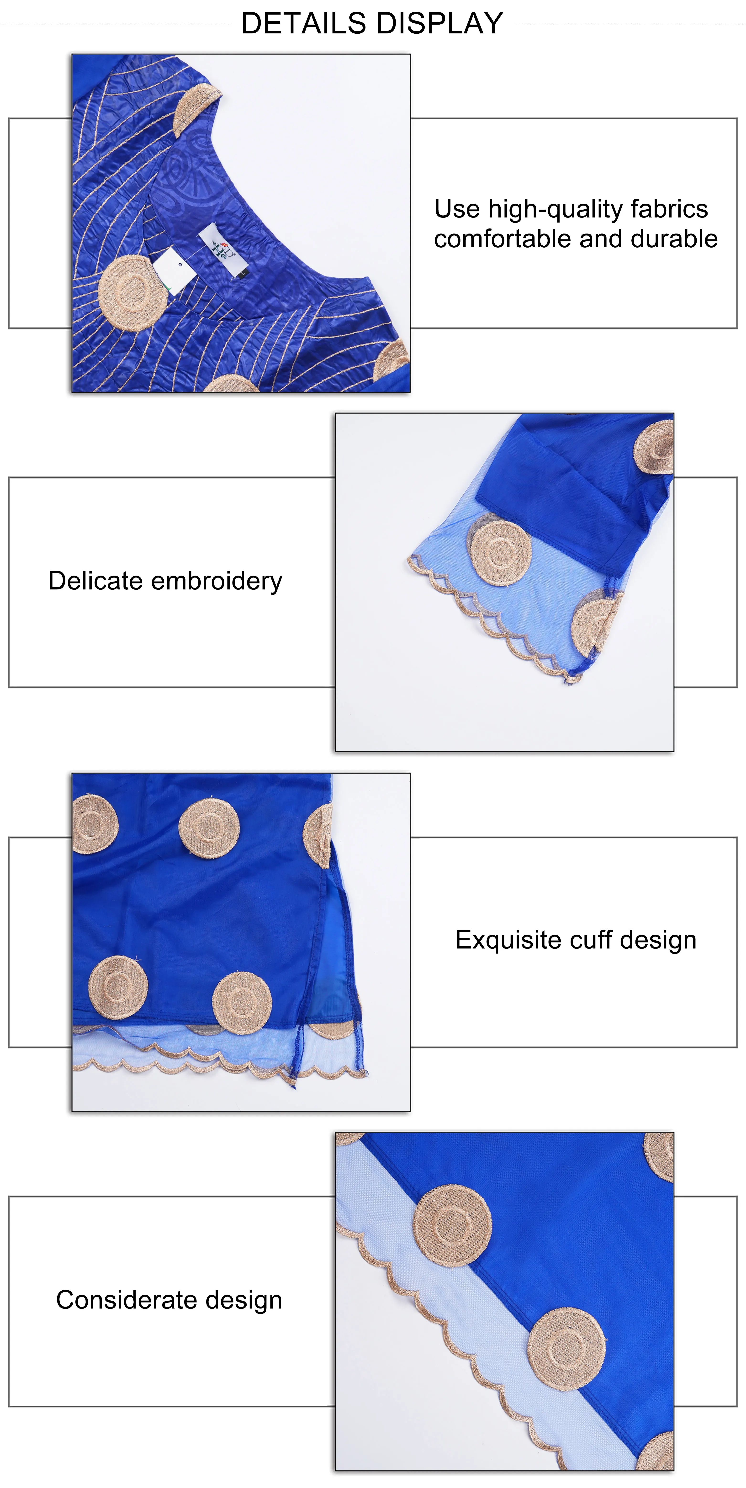 H & D BJL58  new fashional Custom fashion African traditional long  lace cloth dress plus size with scarf