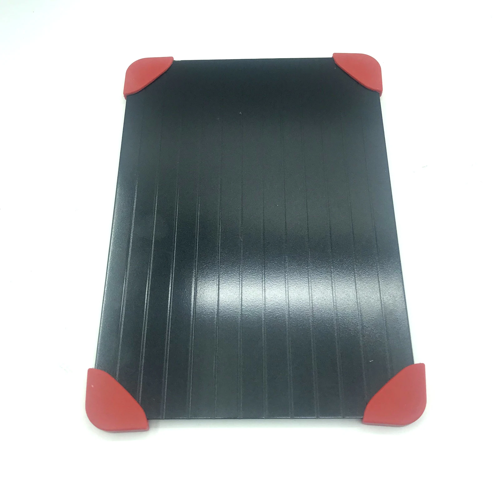 with red silicone foot 29.5*20.8*0.2cm fast defrosting tray SW2014991A