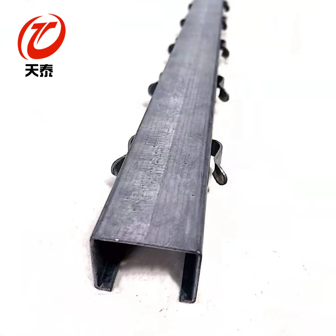 220g/m2 Hot Dip Galvanized Metal Poles For Vineyard Trellis