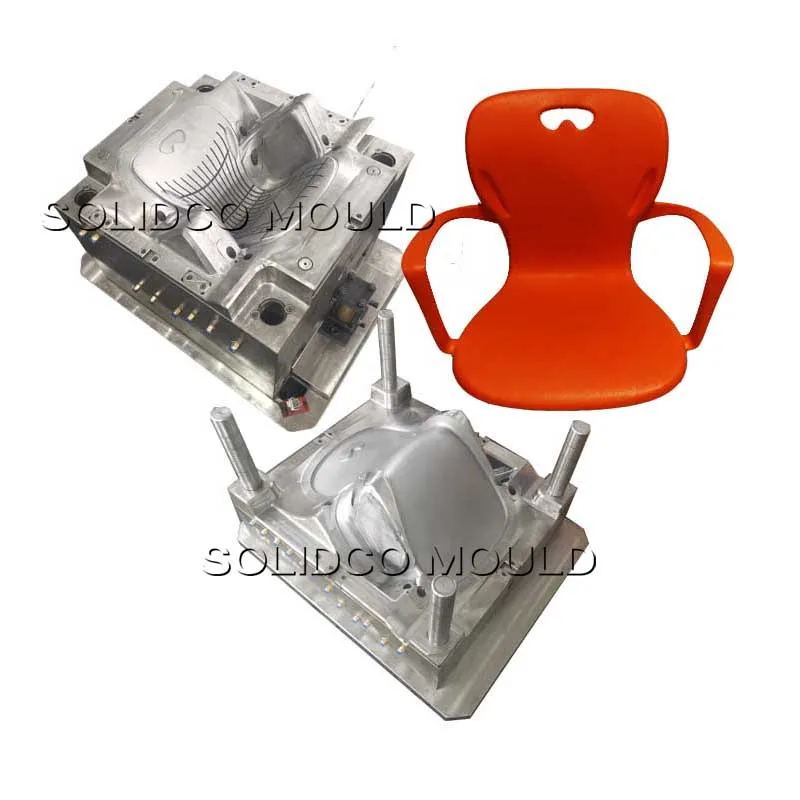 Modern plastic injection molding die plastic chair mold