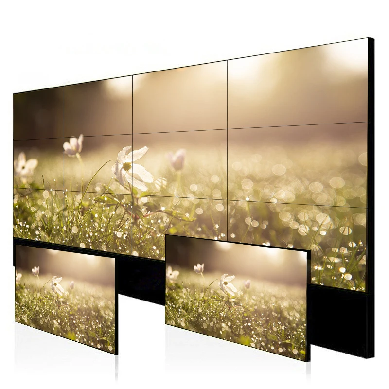 hd seamless electronic display advertising ultra narrow bezel lcd video wall display videowall