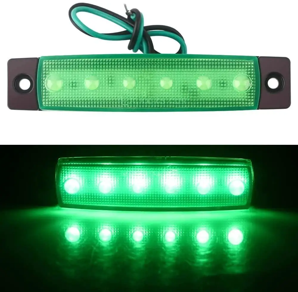 Boat Navigation Lights Marine Led Strip Lights Bow and Stern Kayak Light DC 12V 24V Red Green for Boat