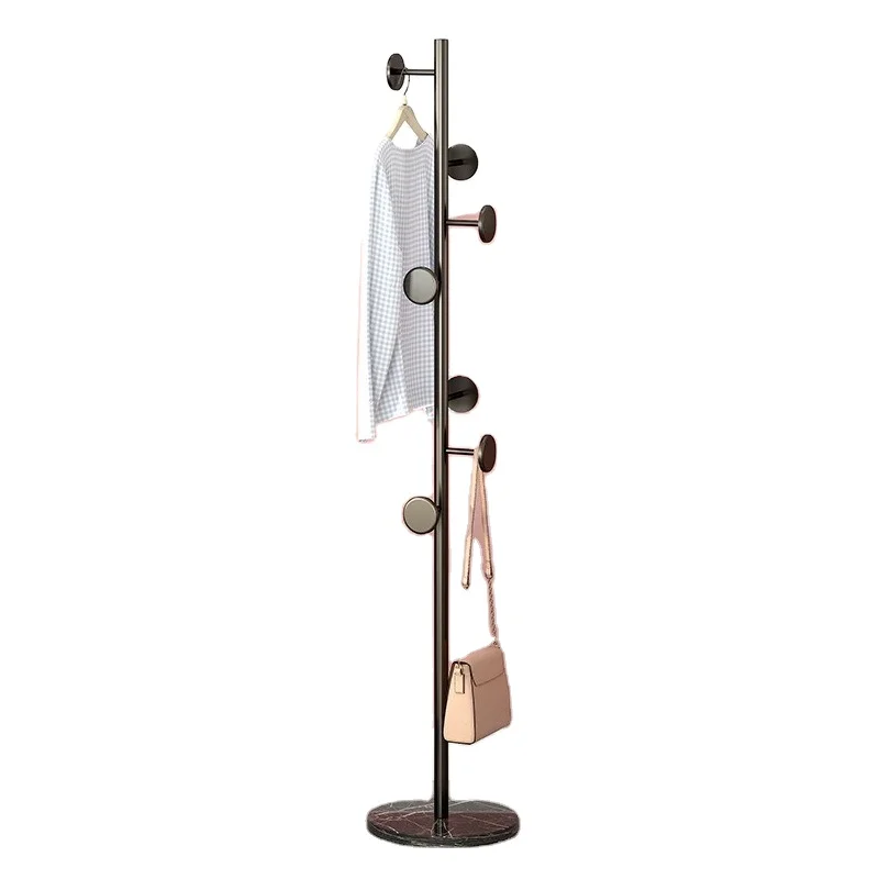 Modern space saving coat rack high end metal coat rack tree coat hanger (1600302992075)