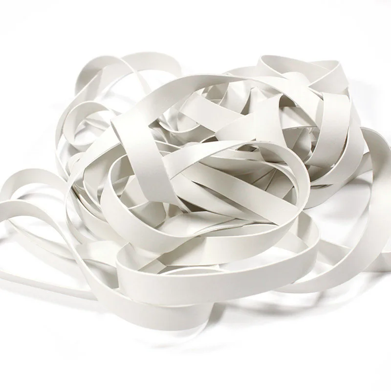 Wholesale Swimwear Accessory 15mm Natural Flat Elastic Rubber Band for Swimsuit