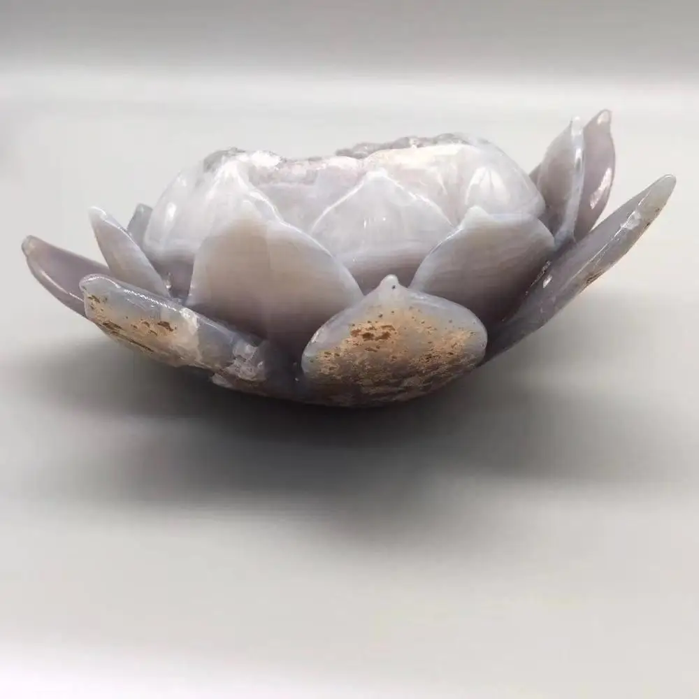 Exquisite natural agate lotus  for resourceful and resourceful to help the cause of prosperity