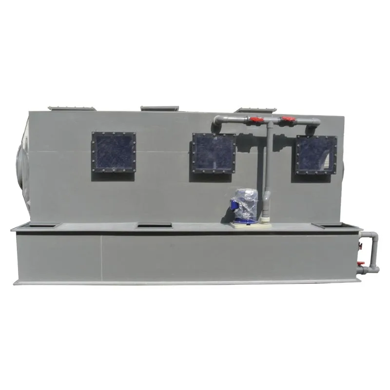 Custom transverse aclinic industrial exhaust Air Filter Gas Disposal scrubber wet scrubber dust System