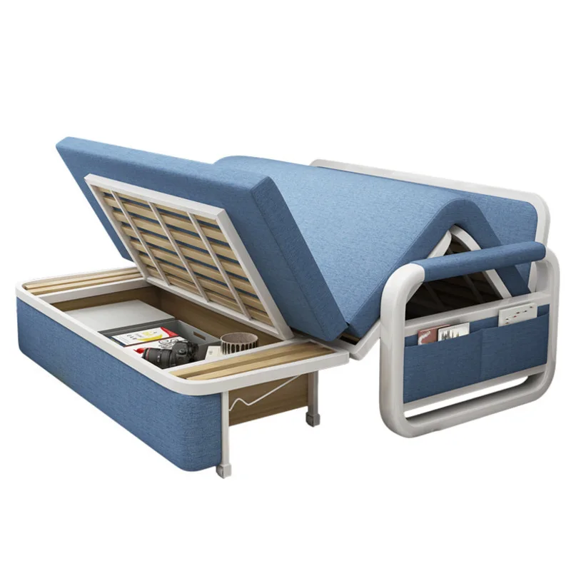 New Product Cheap Cum Sofa Come Bed Wooden Folding 2 In 1