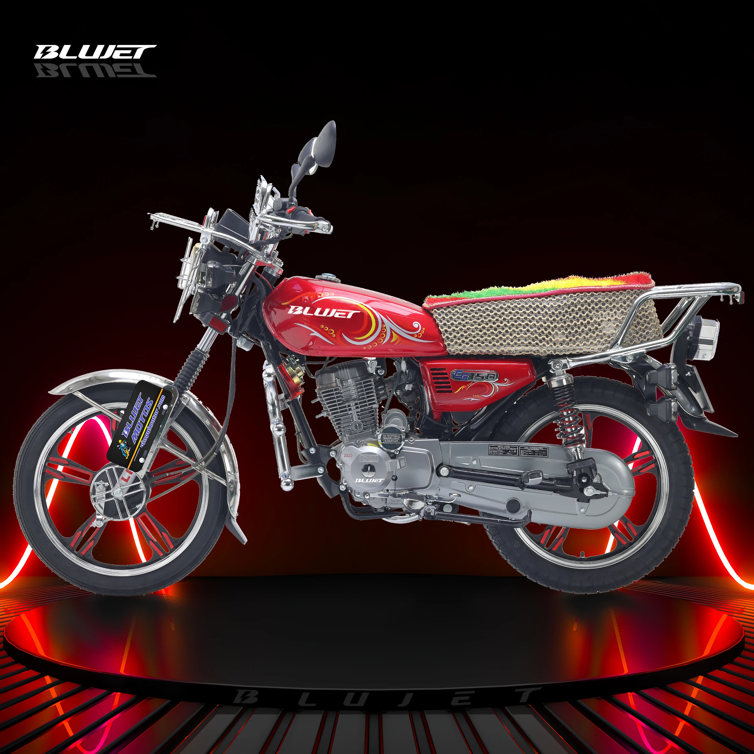 CG150 Afghan  New 150cc street motorcycle push rod CG150 engine digital meter disc brake for Latin America market
