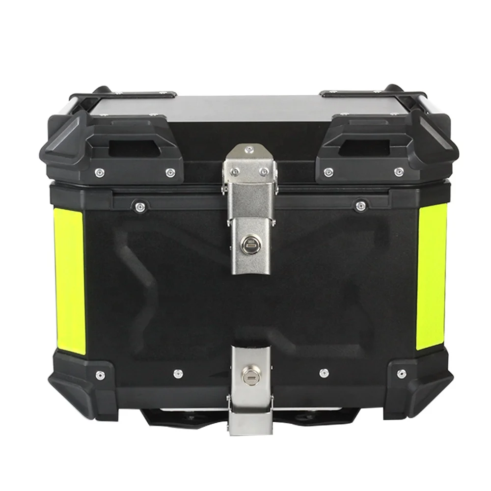 Алюминиевый сплав 1,5 мм пластина мотоциклетный водонепроницаемый быстроразъемный верхний ящик задний багажник Задняя стойка чехол для шлема