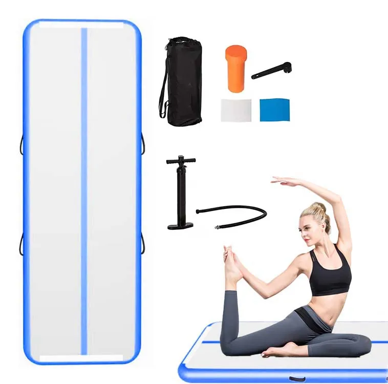 2023 inflatable exercise yoga mat tumbling gymnastics mat cheap air track surf balance mat