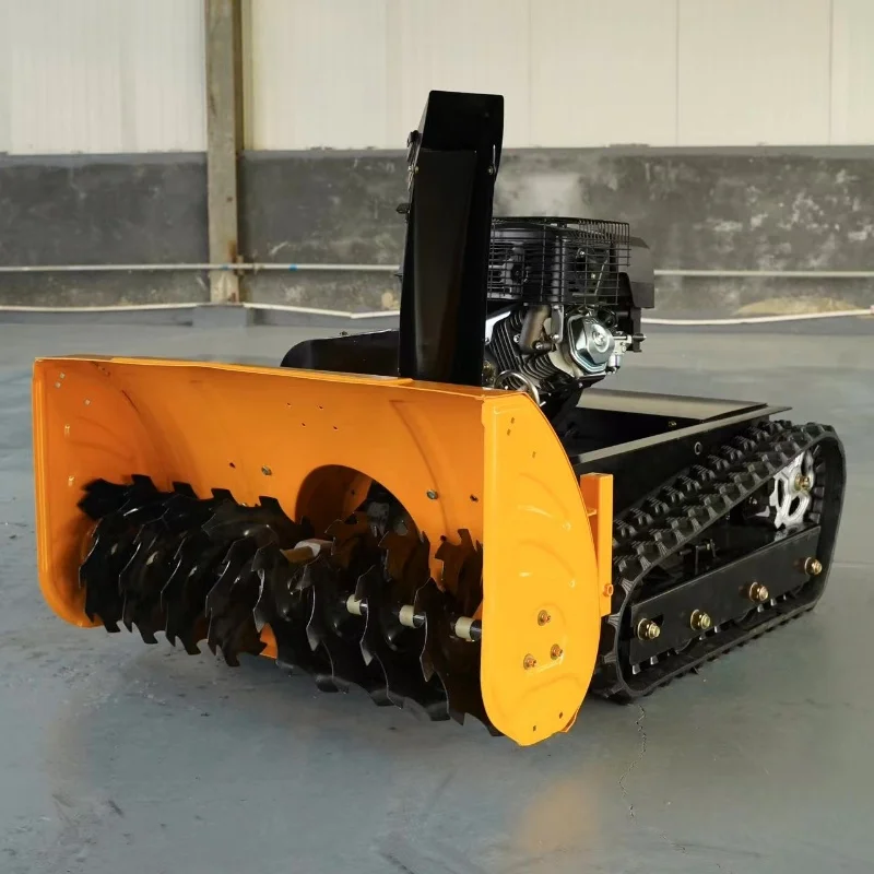 Home Garden RC Snow blower Electric Start Gas Petrol Garden remote control snow blower