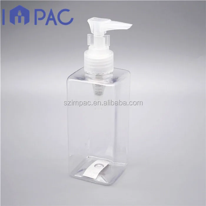 Wholesale plastic hair care bottles packaging with shampoo dispenser