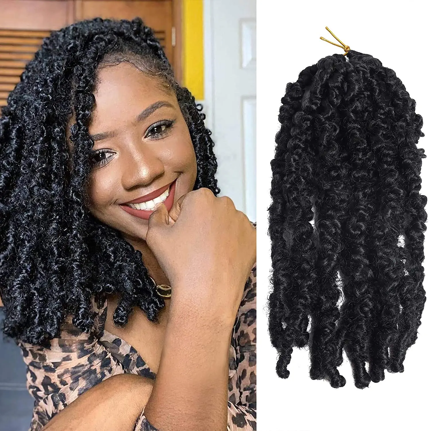 blonde red new 18 24 inches butterfly locs crochet prelooped pretwisted butterfly locs hair tresses crochet braid dreadlock