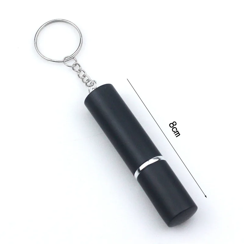 wholesale 10ML Refillable Perfume Spray Keychain perfume Bottle Key chains Portable Outdoor Travel keyring mini Perfume Keychain
