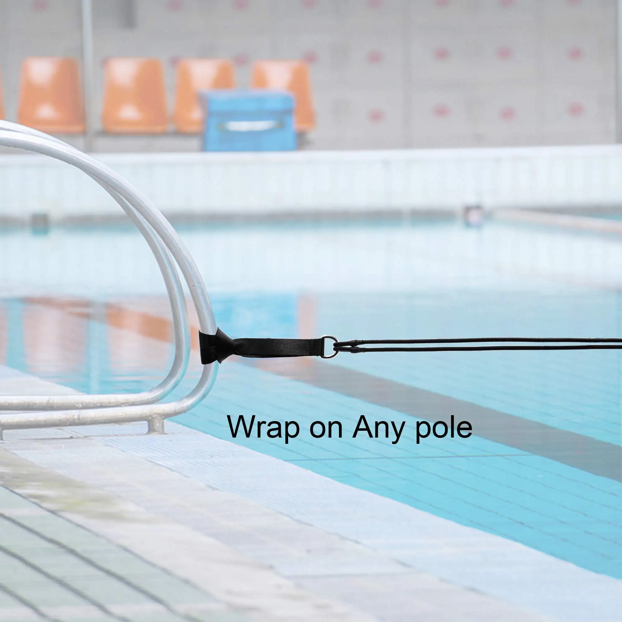 Swimming Resistance Bands with Belt Swim Training Bungee Cord Exercise For Young and Adult Swimming Pool Dive Set