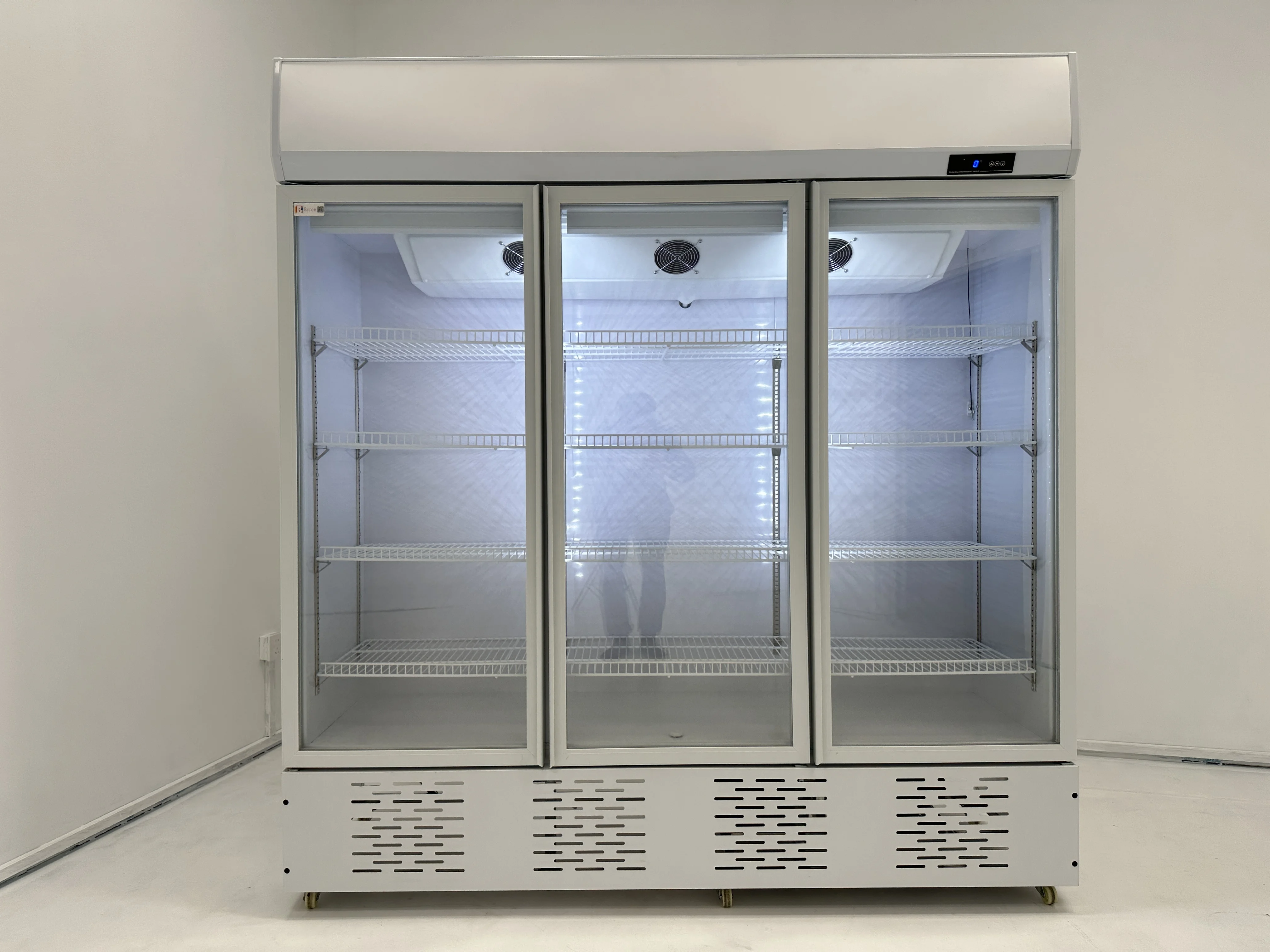 hot sale vertical soft drinks /milk coolers for supermarket shop restaurant