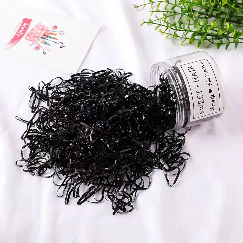 Детские резинки для волос для детей для малышей; Одежда для младенцев; Детская для защиты от солнца, небольшом волосяным Шарм резинки 500 шт