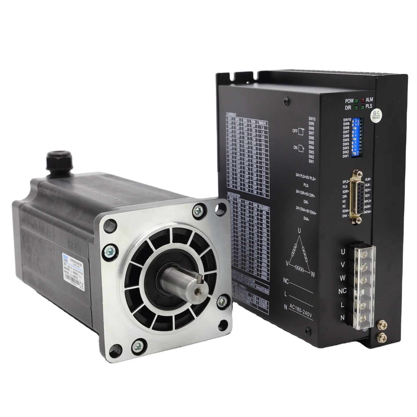 Authenticity guarantee 110BYG High torque 20Nm Nema43  3 phase  CNCstep motor MiGE stepper motor and driver set