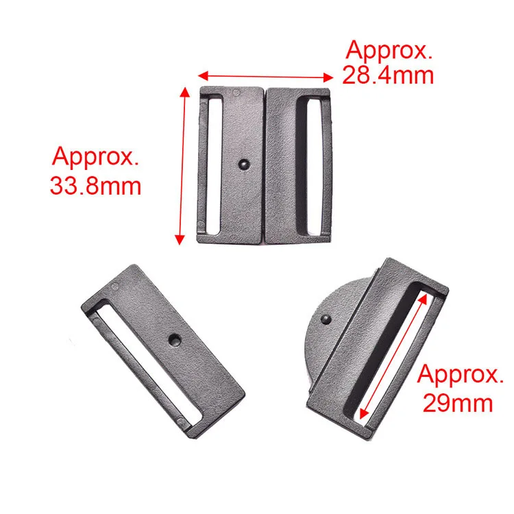 Safety Breakaway Release Buckle Flat Clip Pet Collar Strap Belt Webbing Clothing Backpack Plastic DIY Accessories