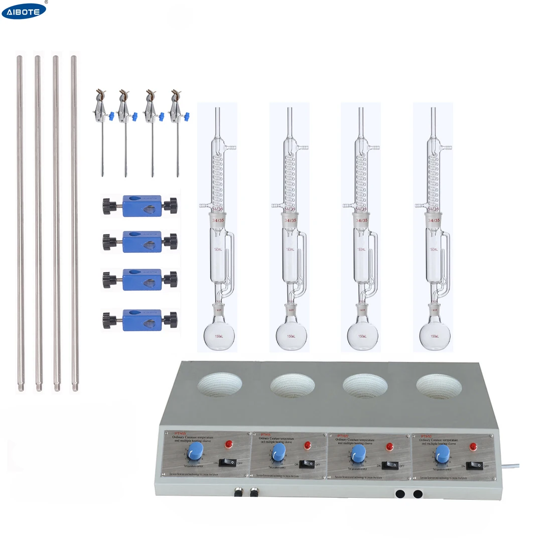 250ML 500ml 6 unit heating mantle for repetitive extracting refluxing and distilling