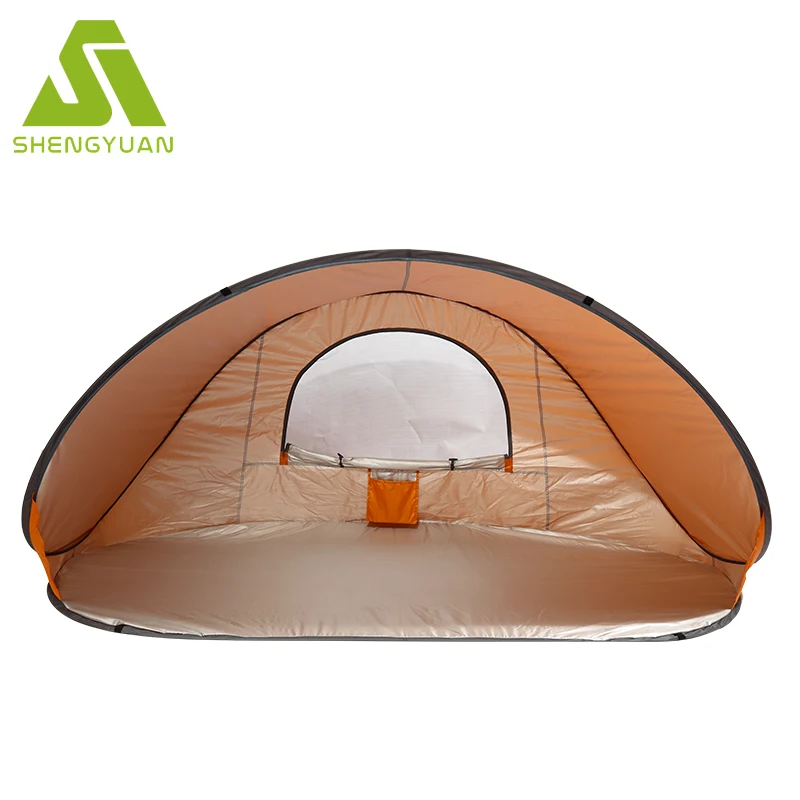 Automatic Beach Tent 2 Persons Camping Tent UV Protection Shelter  Instant Pop-up Summer Tent 220x110xH110cm