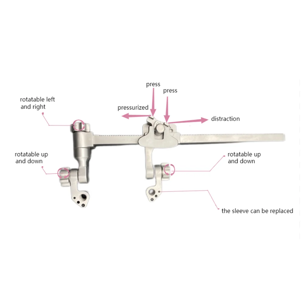 Veterinary Orthopedic Instruments Orthopedic Bone Compressor Bone Retractor Orthopedic Spreader Distractor