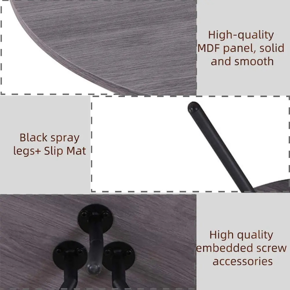 Round Shape And Simple Design Living Room Bed Side Table Modern Coffee Table By Cheap Price