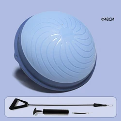 48cm wave speed ball semicircle balance ball hemisphere fitness Pilates thickening yoga weight loss home beam ball